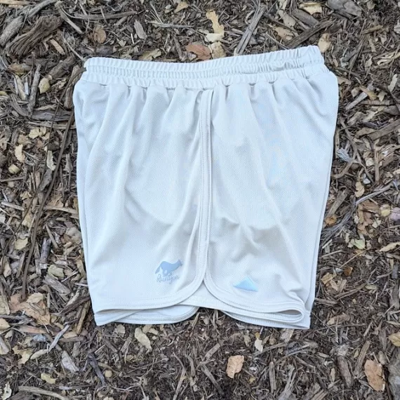 Runyon Sand Khaki Running Short - Retro Ranger 4" Inch Workout Short American Made In USA