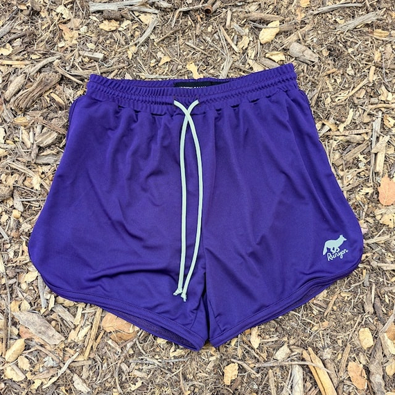 Runyon Purple Running Short - Retro Ranger 4" Inch Workout Short American Made In USA