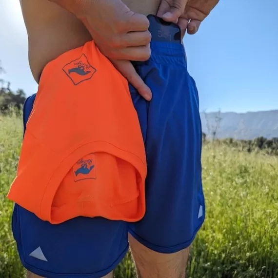 Runyon Royal Blue Running Short - Retro Ranger 4" Inch Workout Short American Made In USA