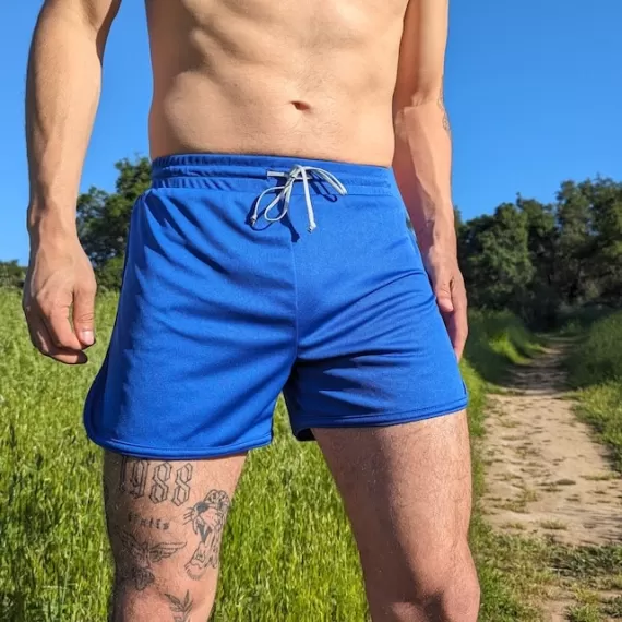 Runyon Royal Blue Running Short - Retro Ranger 4" Inch Workout Short American Made In USA