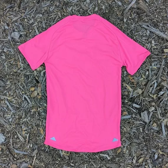 Runyon Canyon Apparel Women's Unisex Hot Pink Workout Shirt, Running Shirt | Made In USA