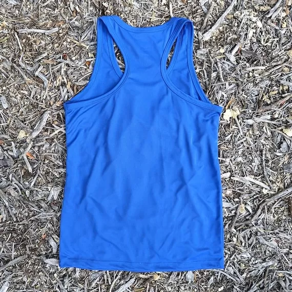 Runyon Women's Royal Blue Racerback Fitness Tank Top - Running, Workout, Gym Singlet - Made In The USA