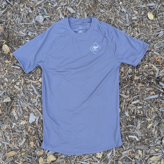 Runyon Canyon Apparel Unisex Steel Grey Workout Shirt, Running Shirt | Made In USA