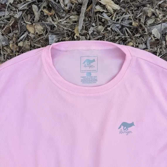 Runyon Canyon Apparel Mens Cool Pink Performance Trail Shirt Made In USA
