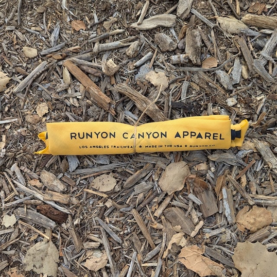 Runyon Gold and Black Signature Bandana American Made In The USA