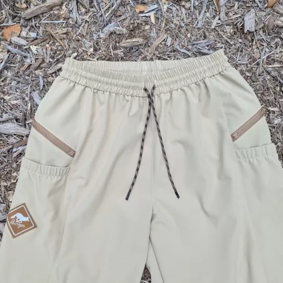 Runyon TrailStash Scrambler - Men's Khaki Sand Hiking Jogger Pants American Made In USA.