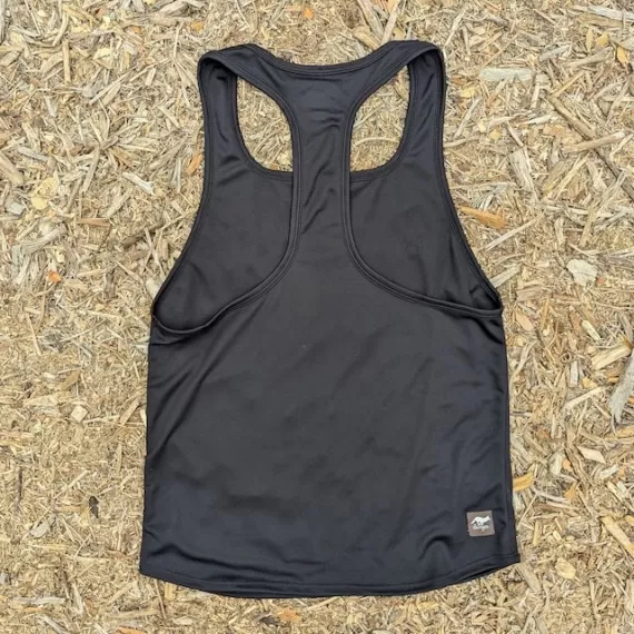 Runyon Black Razor Strap Pump Tank - Gym Stringer Racerback Workout Tank Top American Made In USARunyon Black Razor Strap Pump Tank - Gym Stringer Racerback Workout Tank Top American Made In USA