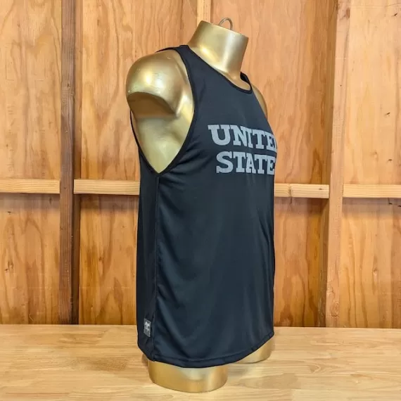 Runyon Men's United States Black Hybrid Training Tank