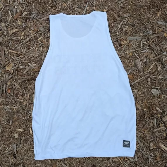 Runyon Men's United States White Hybrid Training Tank