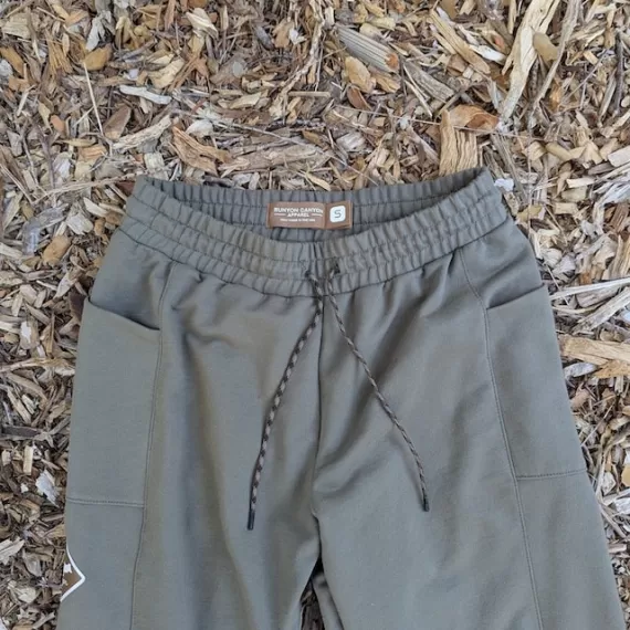 Runyon Vintage Olive Green French Terry Cotton Sweatpant Joggers - American Made In USA - Runyon Canyon Apparel