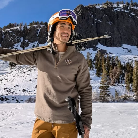 Runyon Slopeside Cotton Fleece Zip-Up Pullover Sweater - Winter Outerwear Runyon Canyon Apparel