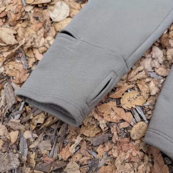 Runyon Olive Green Sierra Sage Slopeside Cotton Fleece Zip-Up