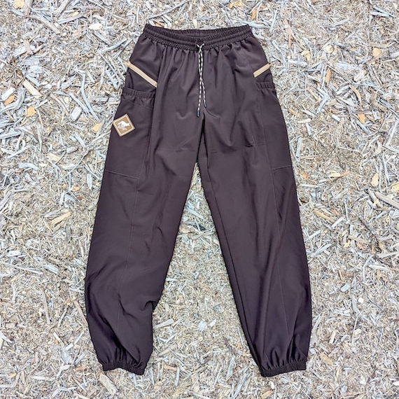 Runyon TrailStash Scrambler - Men's Dark Brown Hiking Jogger Pants American Made In USA.