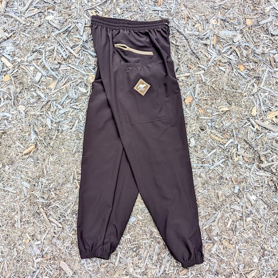 Runyon TrailStash Scrambler - Men's Dark Brown Hiking Jogger Pants American Made In USA.