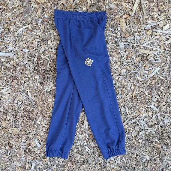 Runyon Vintage Navy Blue French Terry Cotton Sweatpant Joggers - American Made In USA - Runyon Canyon Apparel