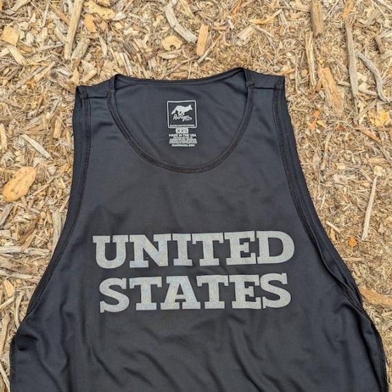 Runyon Women's Unisex United States Black Hybrid Training Tank