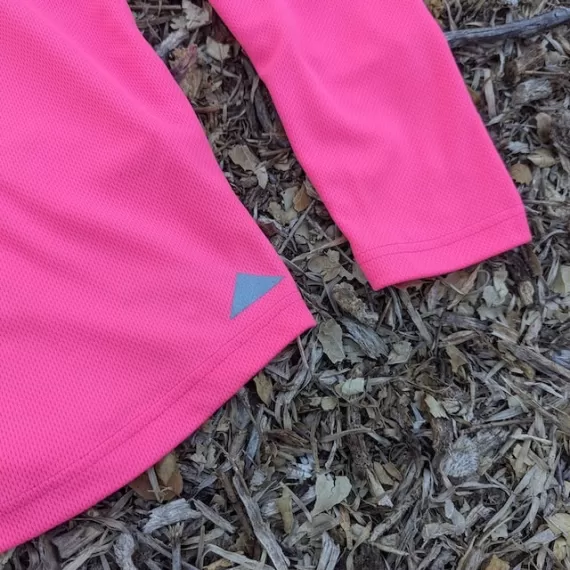 Runyon Unisex Hot Pink Hoodie Shirt Long Sleeve Thumbholes Sun Protection Quick Dry American Made In USA
