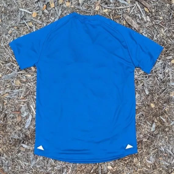 Runyon Mens Royal Blue American Made In USA Running Shirt Performance Moisture Wicking Workout Shirt