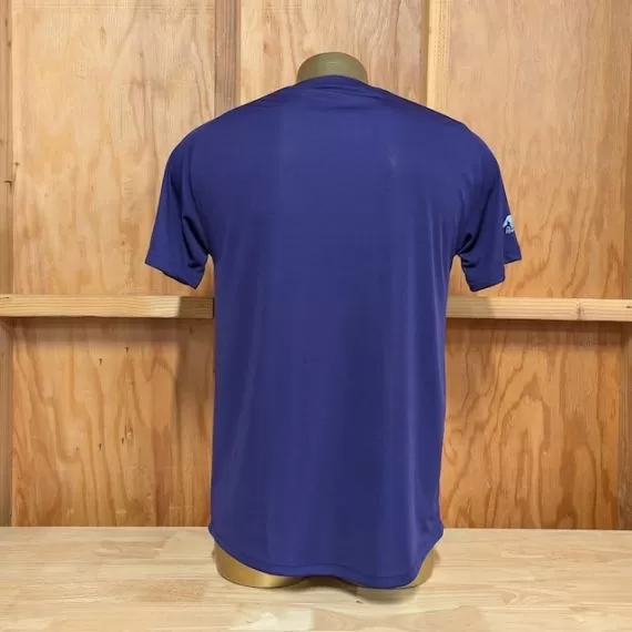 Men's Purple Running Shirt Moisture Wicking American Made In USA