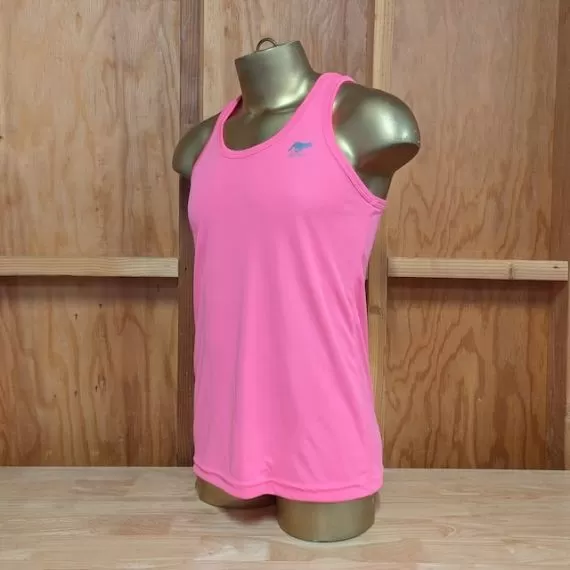 Runyon Men's Hot Pink Racerback Fitness Tank Top - Running, Workout, Gym Singlet - Made In The USA
