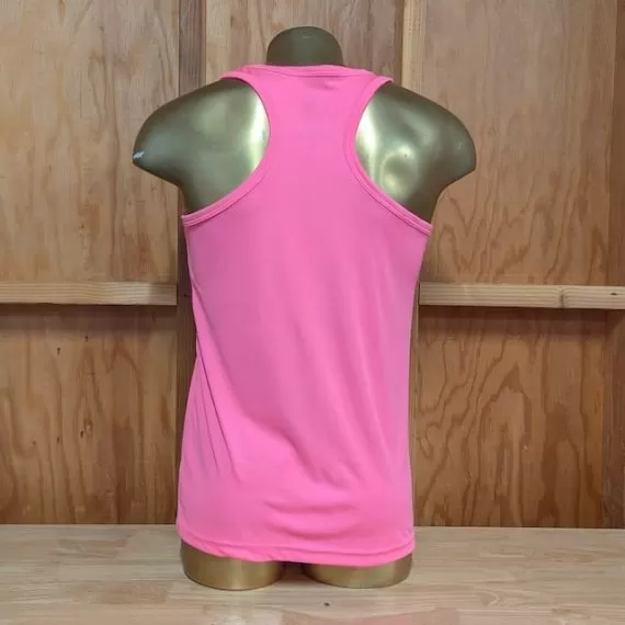 Runyon Men's Hot Pink Racerback Fitness Tank Top - Running, Workout, Gym Singlet - Made In The USA
