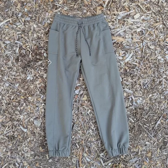 Runyon Vintage Olive Green French Terry Cotton Sweatpant Joggers - American Made In USA - Runyon Canyon Apparel