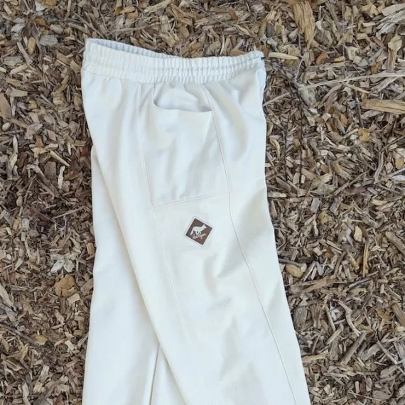 Runyon Vintage Winter White French Terry Cotton Sweatpant Joggers - American Made In USA - Runyon Canyon Apparel