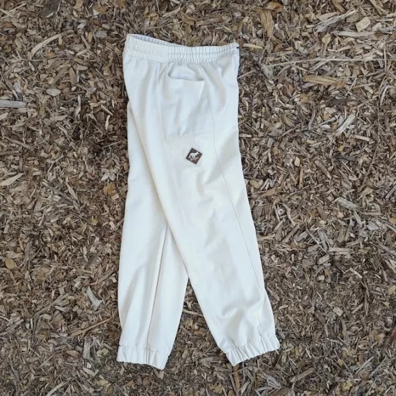 Runyon Vintage Winter White French Terry Cotton Sweatpant Joggers - American Made In USA - Runyon Canyon Apparel