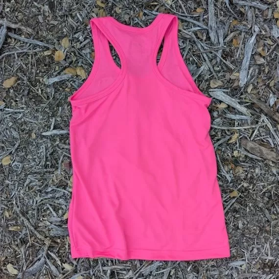 Runyon Women's Hot Pink Fitness Running Tank Top American Made In USA