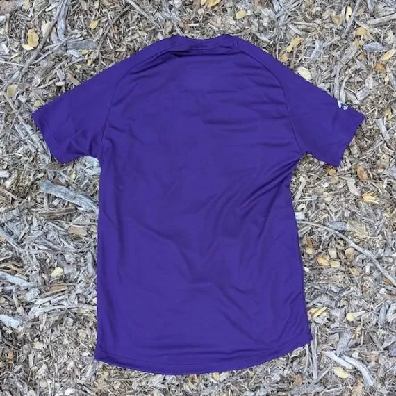 Women's Purple Blue Running Shirt Moisture Wicking American Made In USA