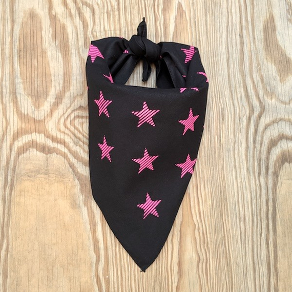 Runyon Canyon Apparel Hot Pink Ninja Striped Star Bandana