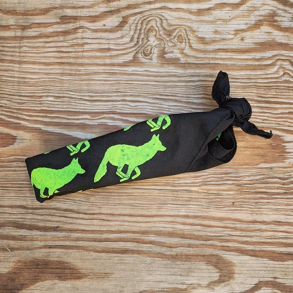 Runyon Canyon Apparel Black Mutant Ninja Bandana Made In USA