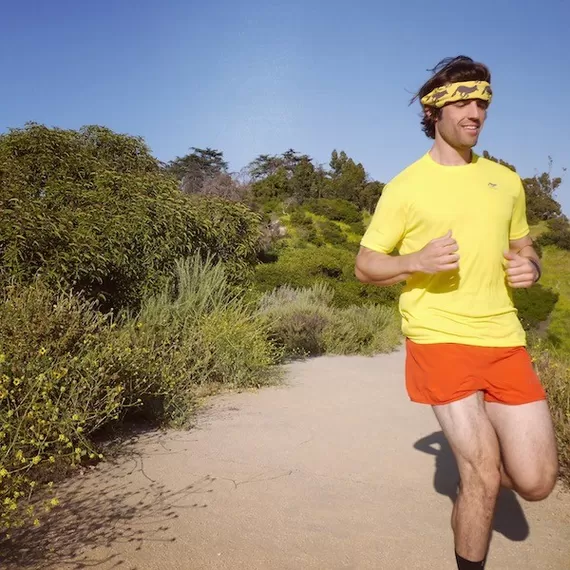Runyon Canyon Apparel Mens Mellow Yellow Trail Shirt - Performance Active Fitnesswear Made In USA