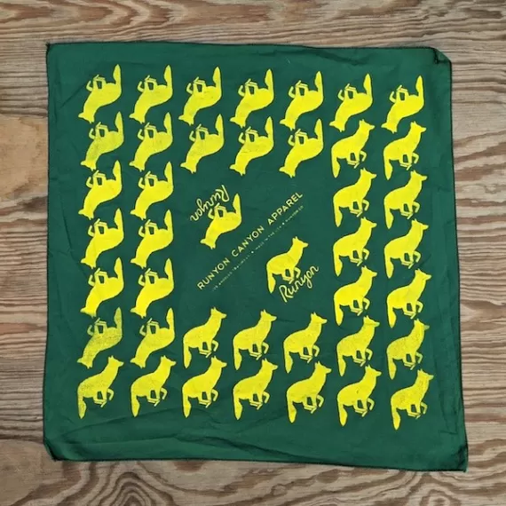 Runyon Canyon Apparel Neon Ranger Signature Bandana great for Running Hiking Trails Outdoor Fitnesswear Made In USA