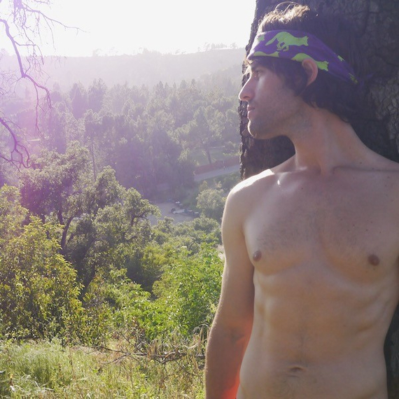 Runyon Canyon Apparel Signature Purple Neon Bandana Made In USA