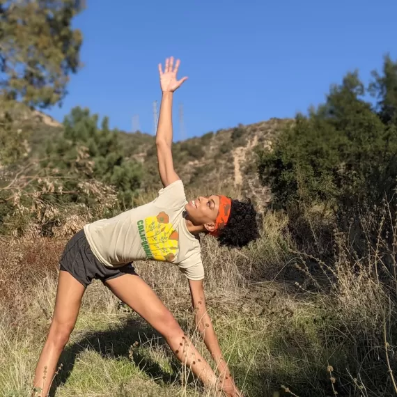 Runyon Canyon Apparel The Poppy Shirt Unisex Classic Trail Shirt Performance Sportswear Fitness Apparel American Made In USA