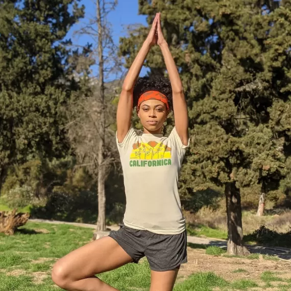 Runyon Canyon Apparel The Poppy Shirt Unisex Classic Trail Shirt Performance Sportswear Fitness Apparel American Made In USA