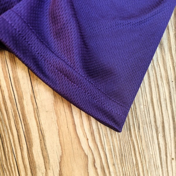 Runyon American Made In USA Mens Running Hiking Fitness Apparel Purple Tech Trail Performance Shirt