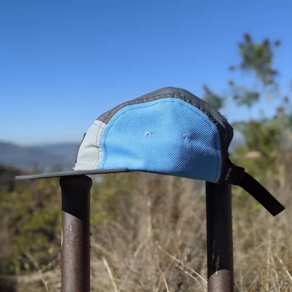 Runyon Blue Skies Reflective Camp Hat Made In USA Runyon Canyon Apparel