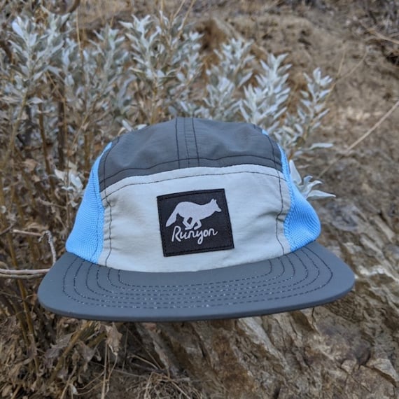 Runyon Blue Skies Reflective Camp Hat Made In USA Runyon Canyon Apparel