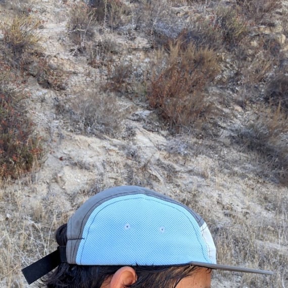 Runyon Blue Skies Reflective Camp Hat Made In USA Runyon Canyon Apparel