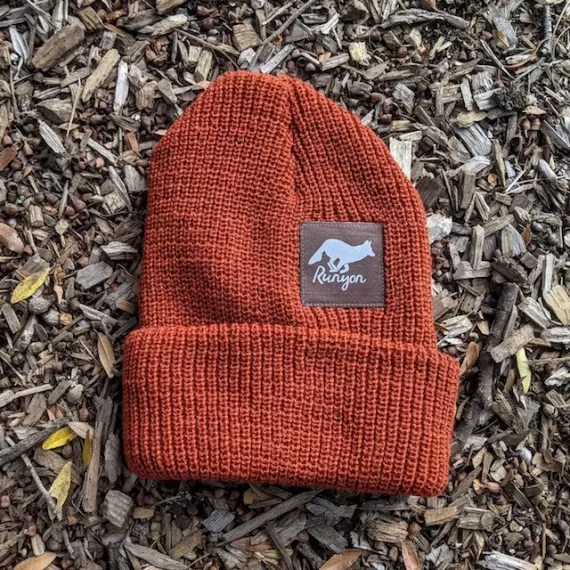 Runyon Red Rock Reflective Knit Beanie Made In USA | Runyon Canyon Apparel