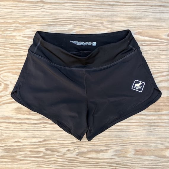 Runyon Women's Black Performance Running Shorts. American Made In USA