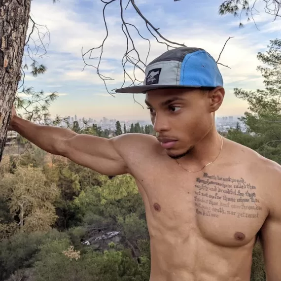 Runyon Blue Skies Reflective Camp Hat Made In USA Runyon Canyon Apparel