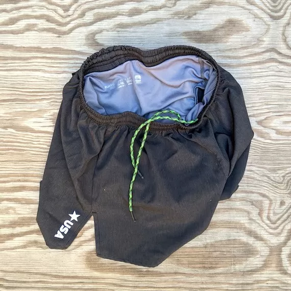 Runyon Unisex 3" Charcoal Performance Running Short Made In USA | Runyon Canyon Apparel