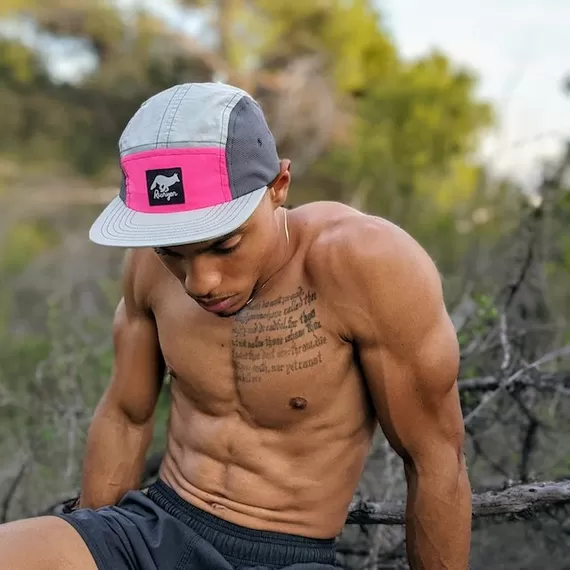 Runyon Hawt Fuchsia Reflective Camp Hat Made In USA