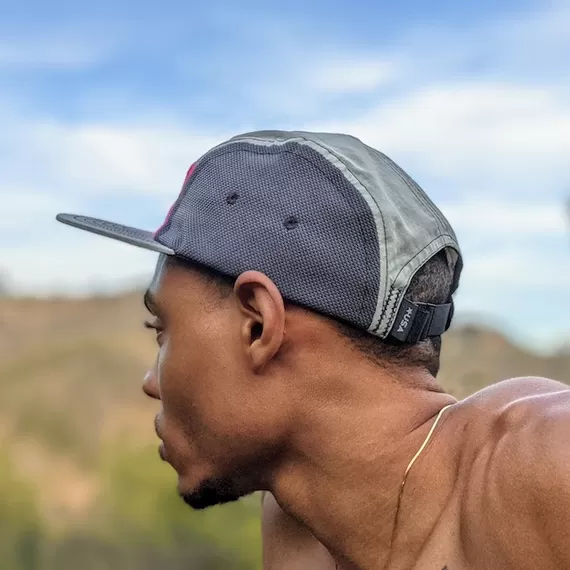 Runyon Hawt Fuchsia Reflective Camp Hat Made In USA