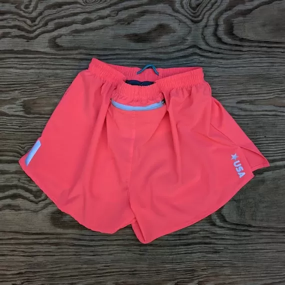 Runyon Unisex 3" Hot Pink Performance Running Short Made In USA | Runyon Canyon Apparel
