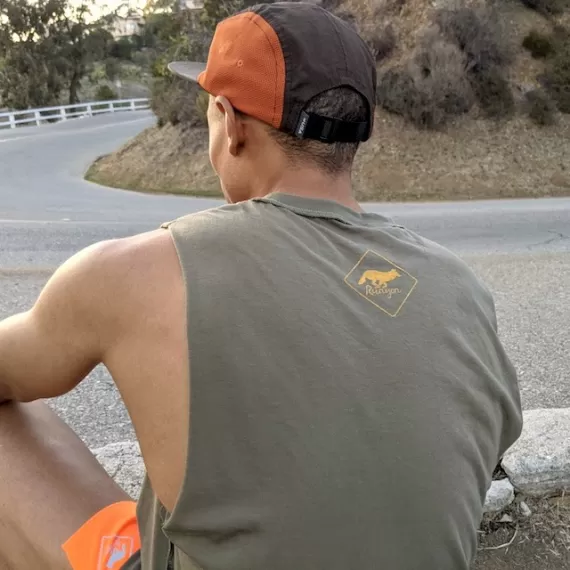 Runyon Canyon Apparel Men's Golden Sage Muscle Up Muscle Tank | Made In USA