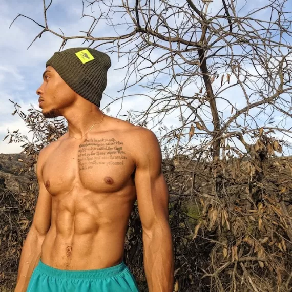 Runyon Pine Neon Reflective Knit Beanie Made In USA | Runyon Canyon Apparel